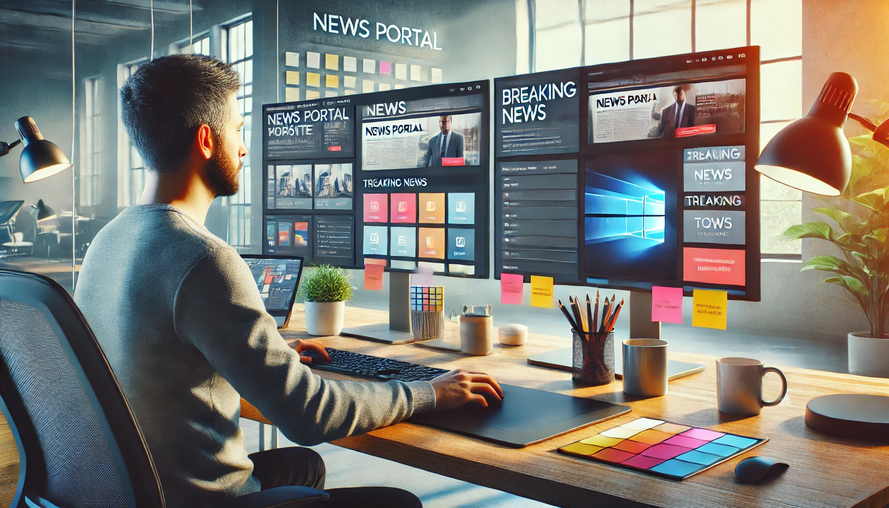 Custom News Portal Design